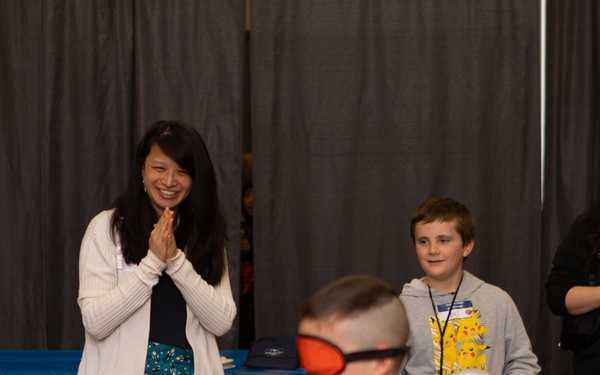 Naval Warfare Center employees explore marine mammal adaptations with students at Kitsap Water Festival