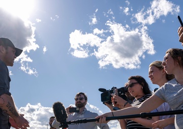 SD Speaks to Members of the Press