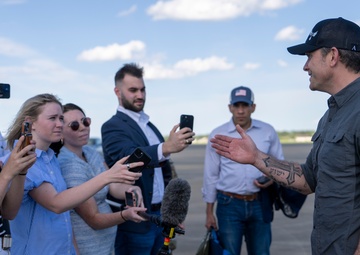 SD Speaks to Members of the Press