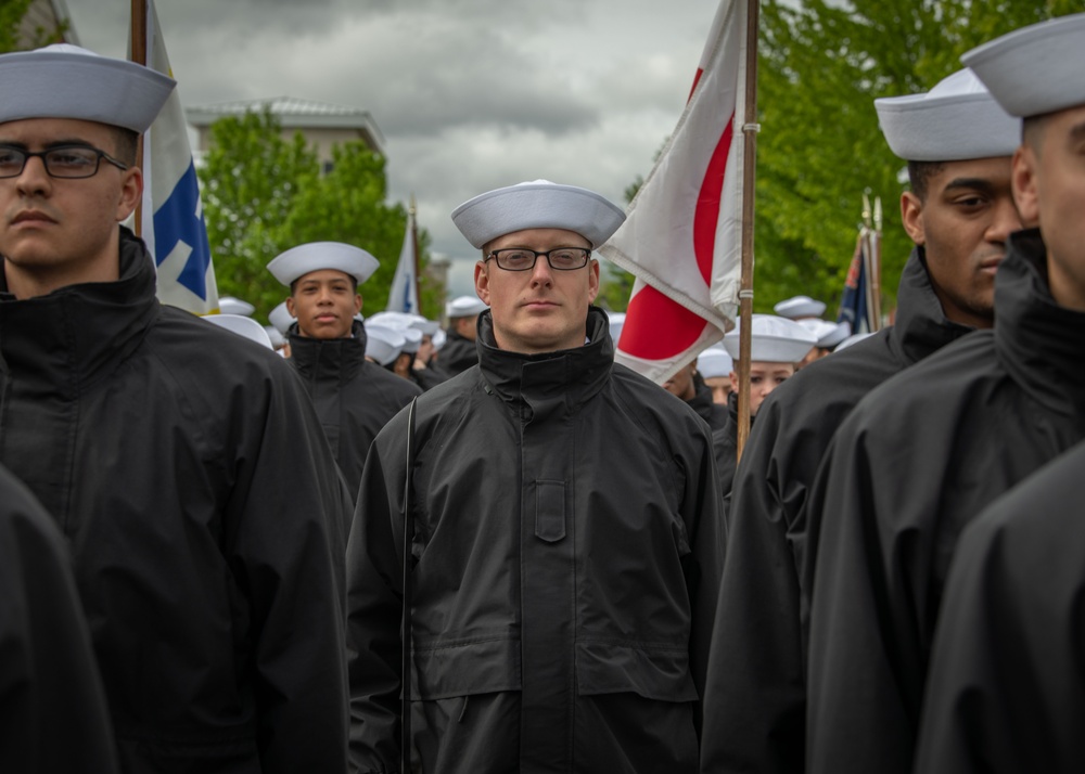 Pass-In-Review At Recruit Training Command