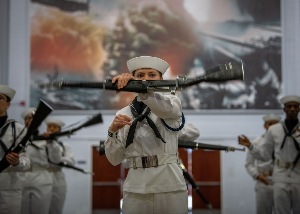 Pass-In-Review At Recruit Training Command