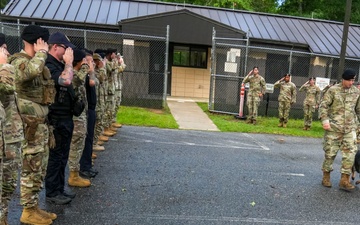 78th Security Forces Squadron Military Working Dog Dzengys retirement ceremony