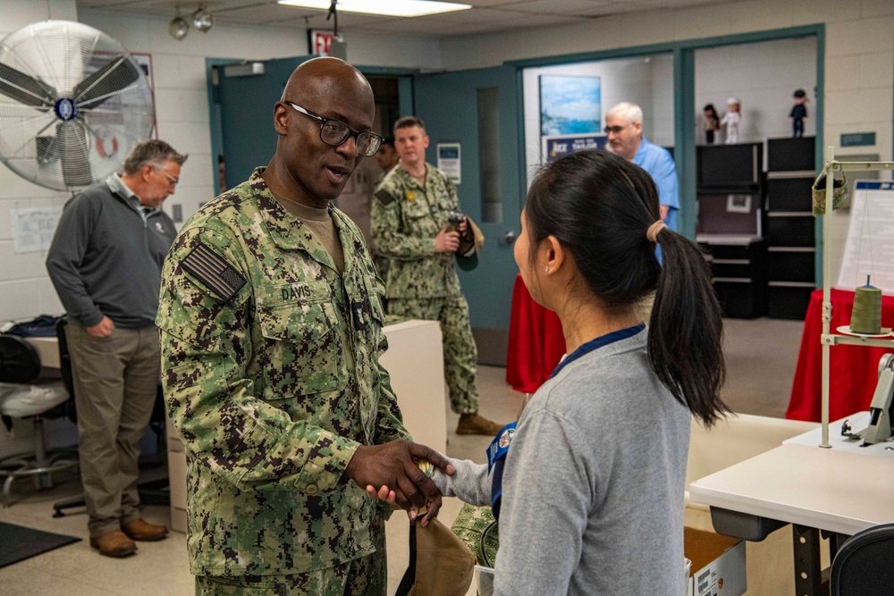 U.S. Pacific Fleet Master Chief Davis Visits U.S. Navy Recruit Training Command