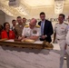 Service members attend opening bell at New York Stock Exchange during Fleet Week New York