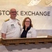 Service members attend opening bell at New York Stock Exchange during Fleet Week New York