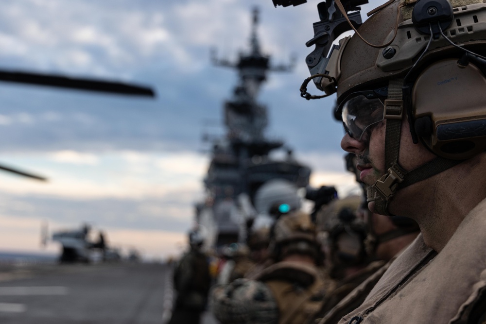 22nd MEU | Weapons Co. TRAP aboard USS Iwo Jima