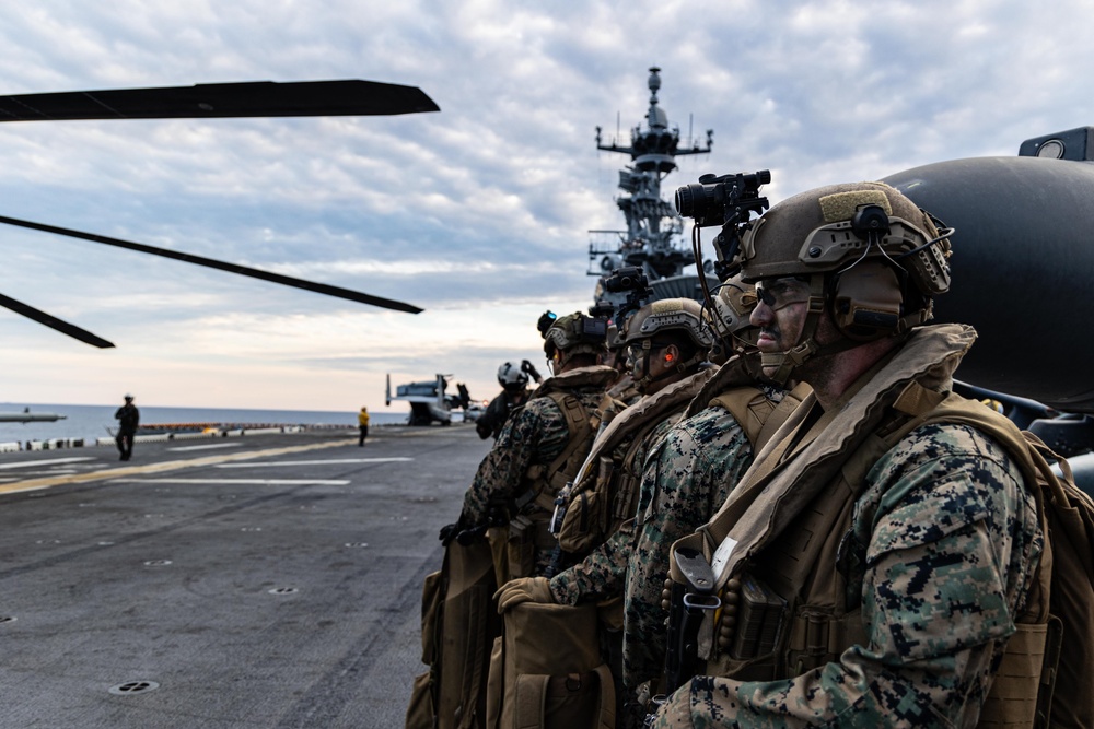 22nd MEU | Weapons Co. TRAP aboard USS Iwo Jima
