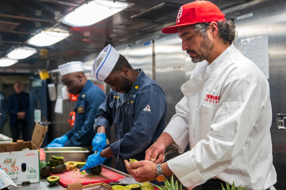 USS New York Hosts Peruvian superfood Breakfast