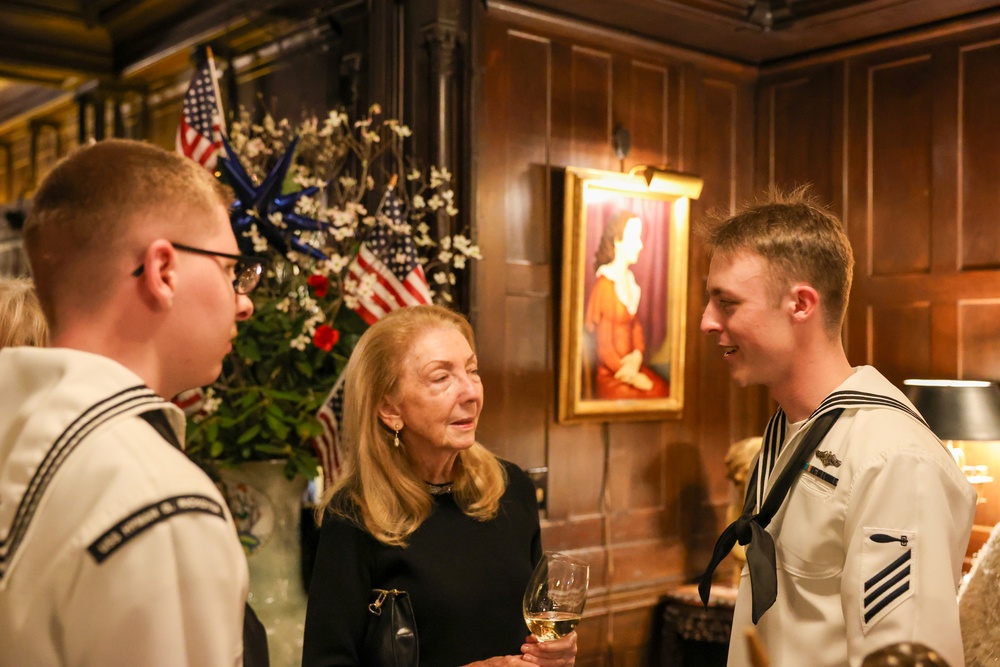 Fleet Week New York National Art Club dinner for U.S. service members