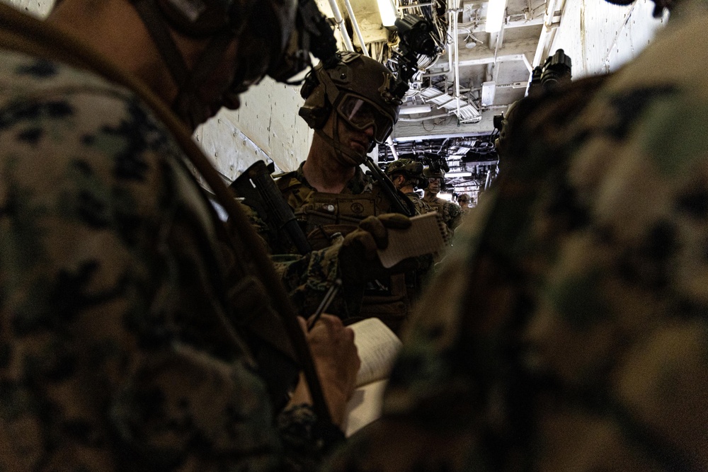 22nd MEU | Weapons Co. TRAP aboard USS Iwo Jima