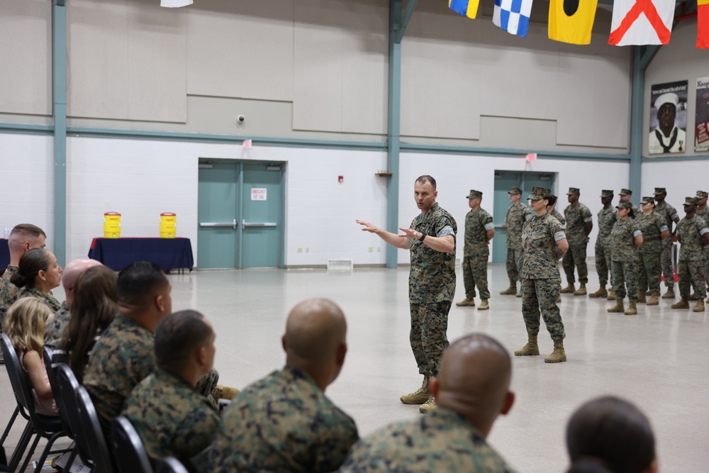 8th Marine Corps District Relief and Appointment