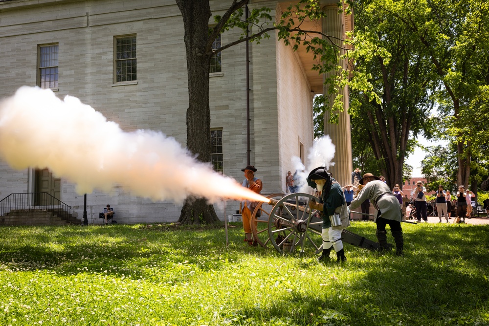 Kentucky Guard band supports Kentucky Historical Society Lafayetter Day