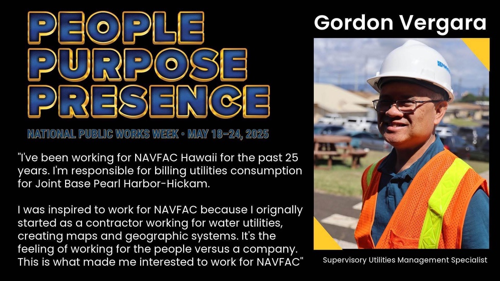National Public Works Week Campaign - Gordon Vergara