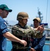 USS Essex (LHD 2) conducts an anti-terrorism training team drill