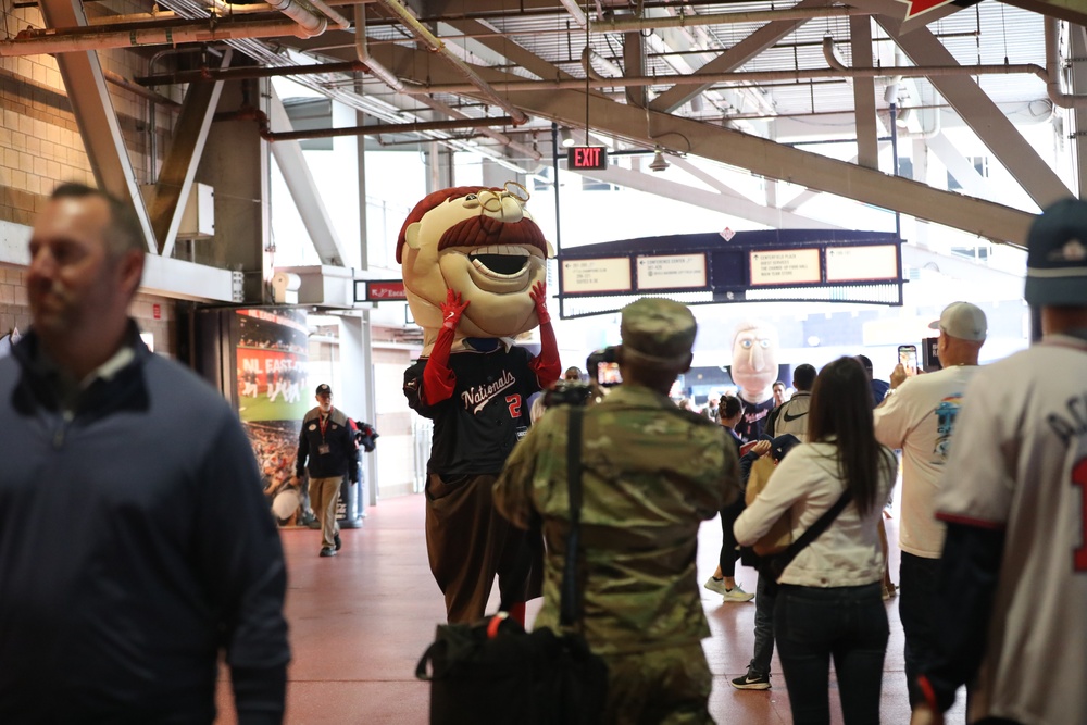 D.C. National Guard Supports Pregame Ceremony During National Guard Day 2025 at Nationals Park