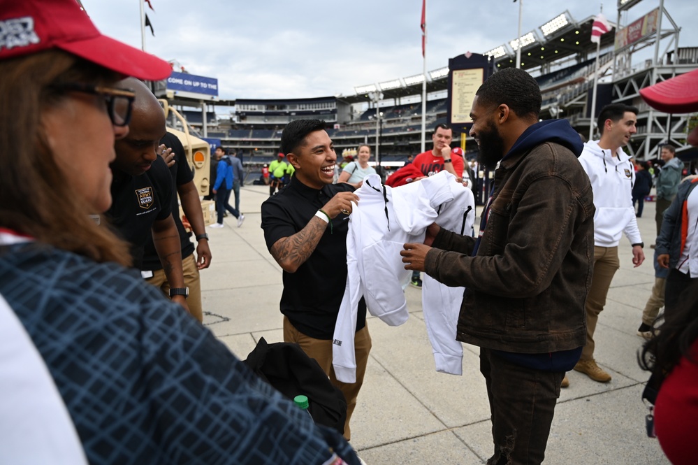 D.C. National Guard Supports Pregame Ceremony During National Guard Day 2025 at Nationals Park