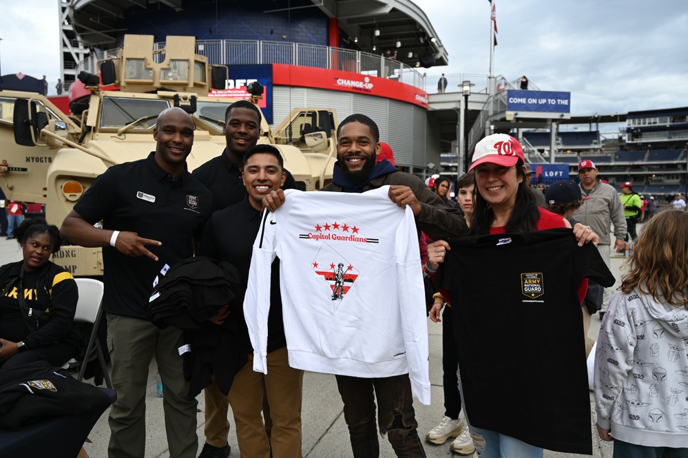 D.C. National Guard Supports Pregame Ceremony During National Guard Day 2025 at Nationals Park