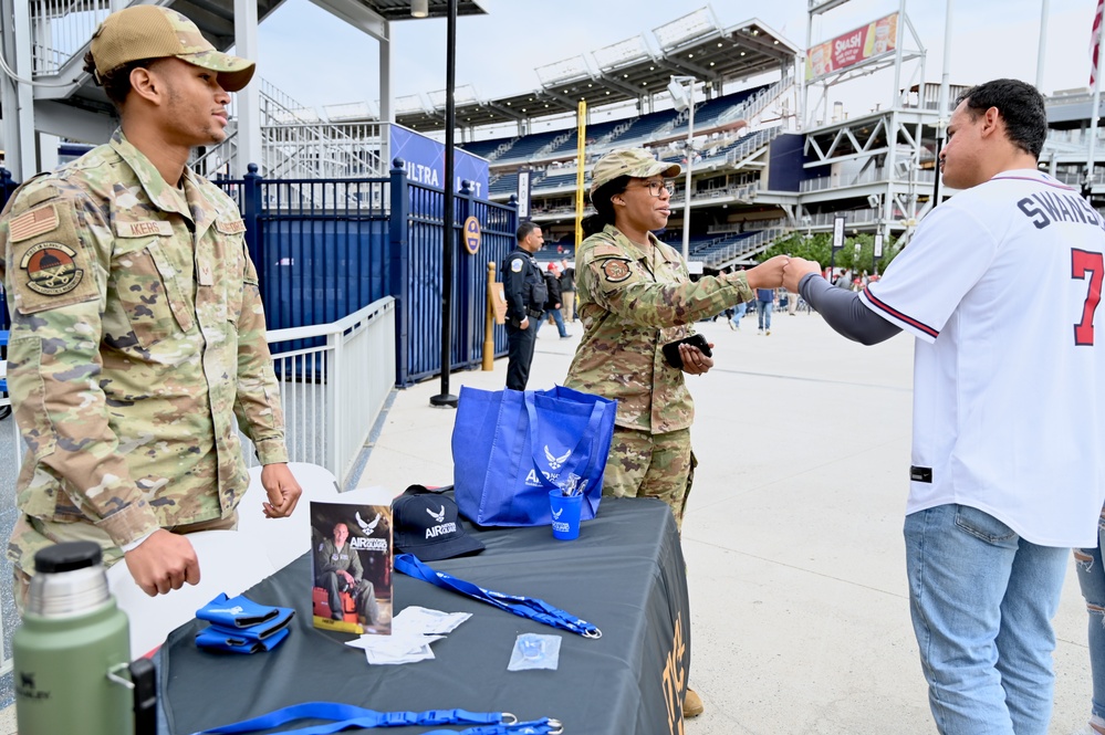 D.C. National Guard Supports Pregame Ceremony During National Guard Day 2025 at Nationals Park