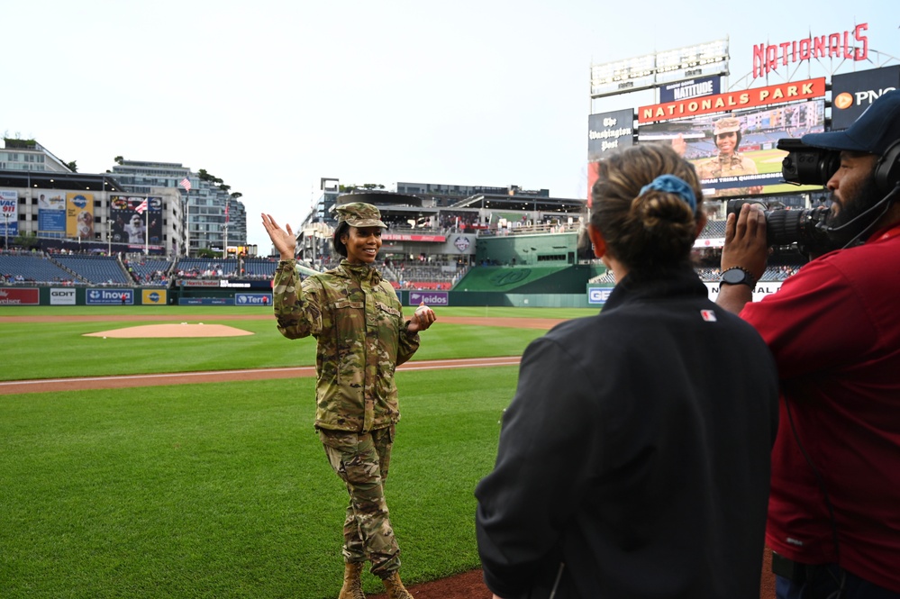 D.C. National Guard Supports Pregame Ceremony During National Guard Day 2025 at Nationals Park