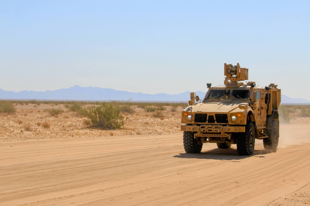 759th Military Police Battalion conducts patrol along the southern border
