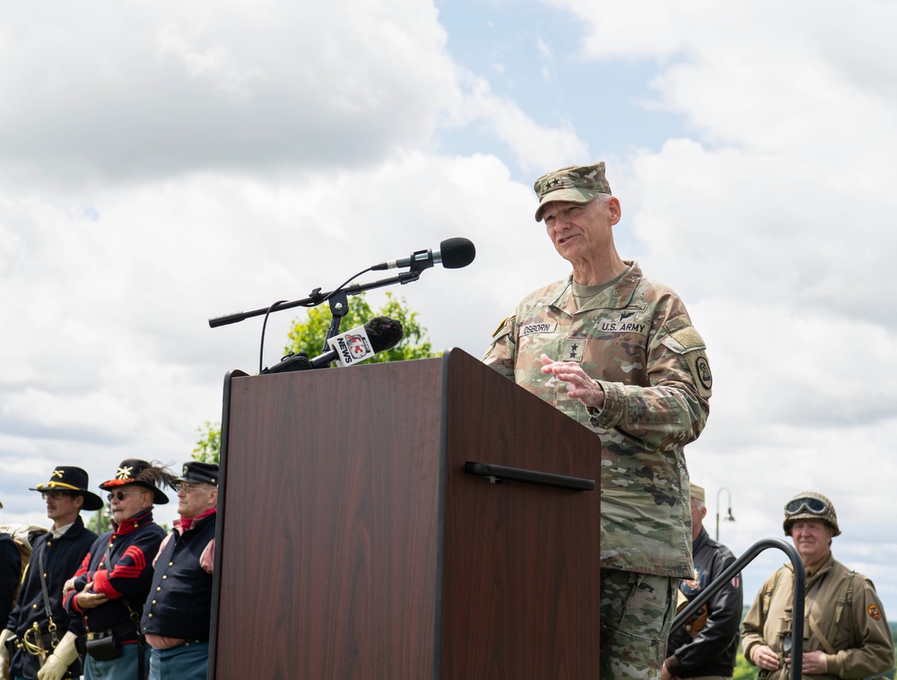 Iowa National Guard holds command retreat ceremony