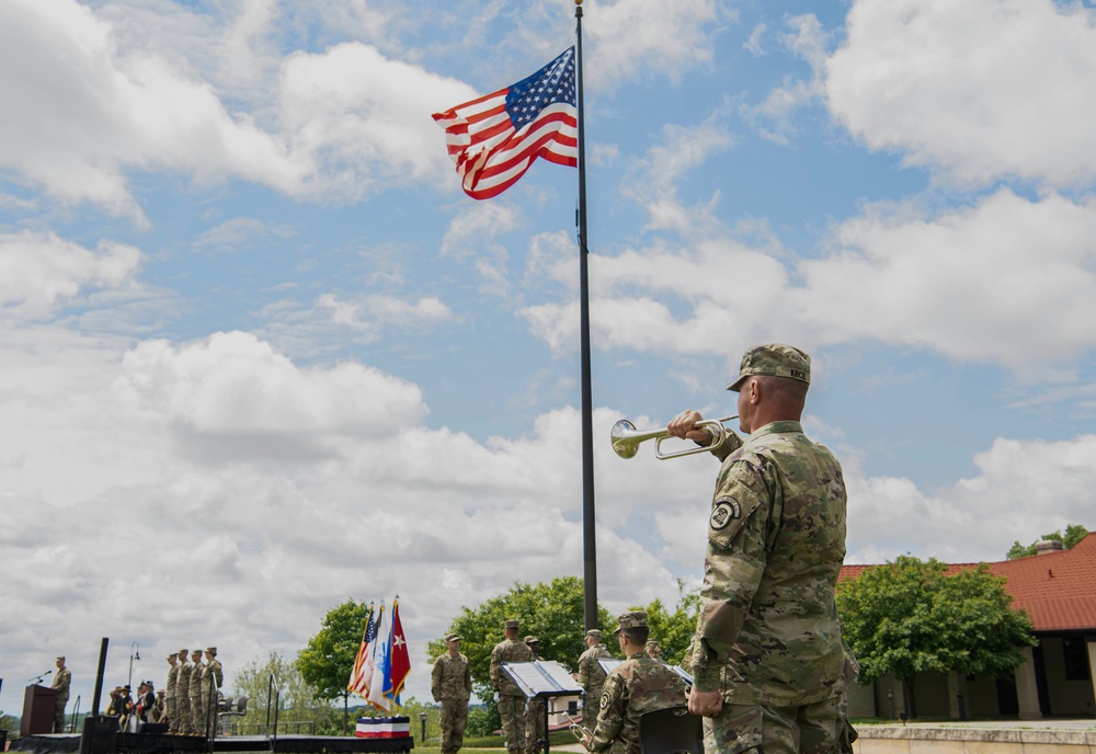 Iowa National Guard holds command retreat ceremony