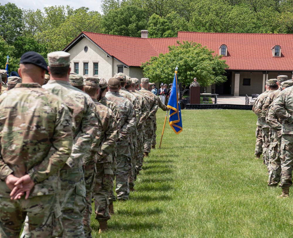 Iowa National Guard holds command retreat ceremony