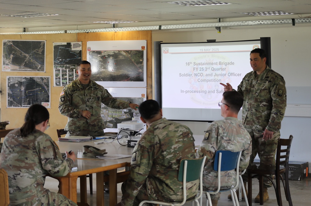 16th Sustainment Brigade Soldier, NCO, and Junior Officer of the 3rd Quarter