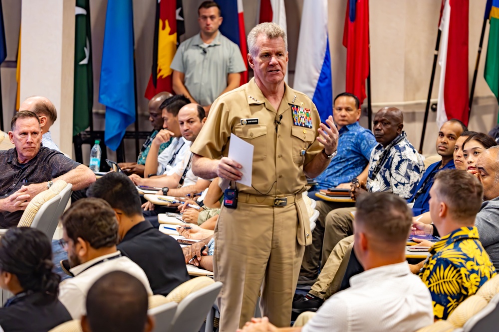Admiral Sam Paparo speaks at DKI APCSS