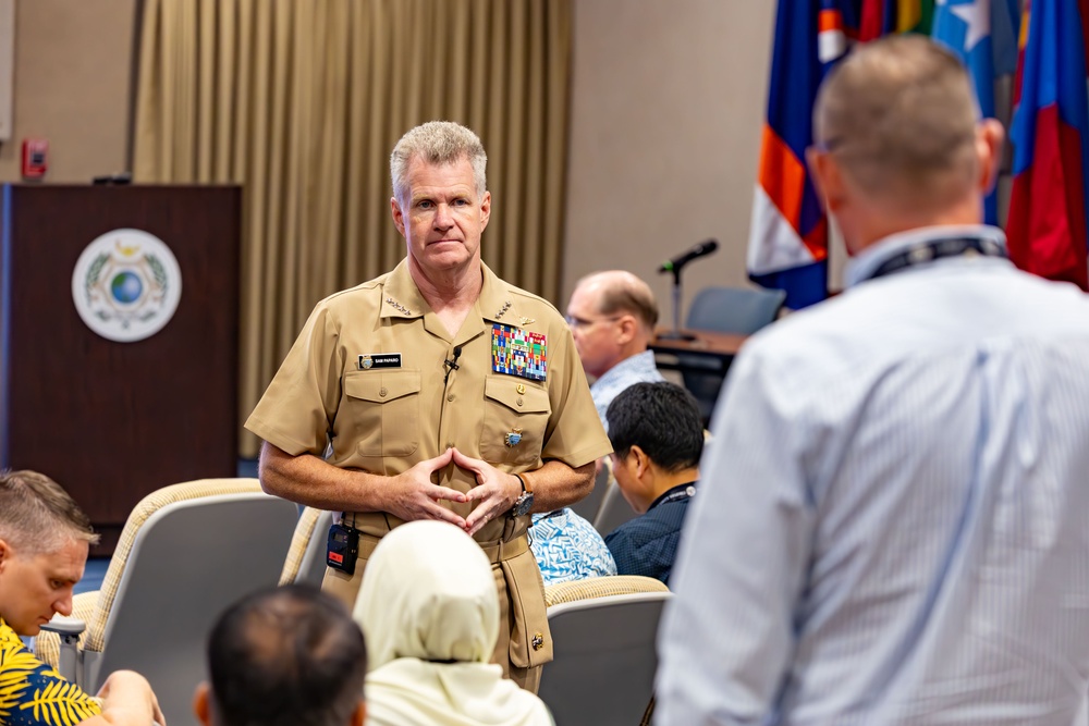Admiral Sam Paparo speaks at DKI APCSS