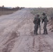 76th Engineer Company place signs along the New Mexico National Defense Area