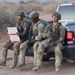 76th Engineer Company place signs along the New Mexico National Defense Area