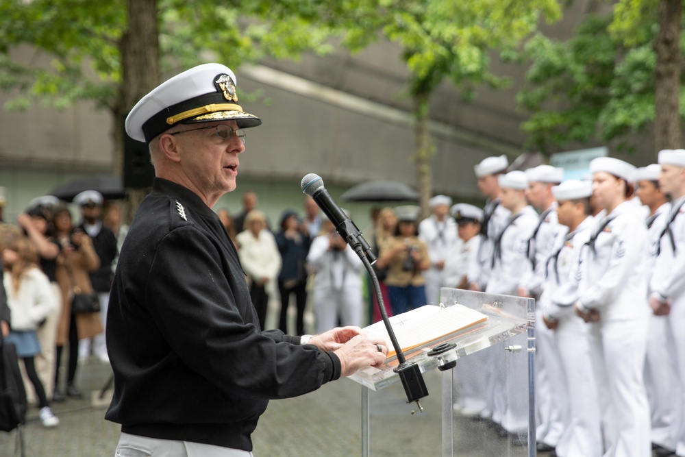 Fleet Week New York 2025 9/11 Memorial Reenlistment Ceremony