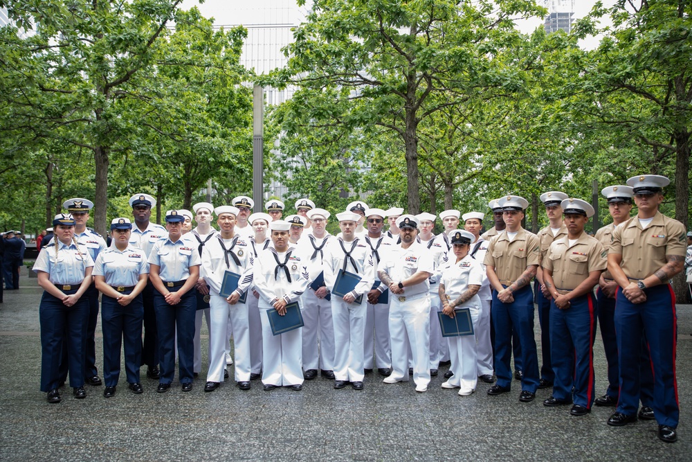 Fleet Week New York 2025 9/11 Memorial Reenlistment Ceremony