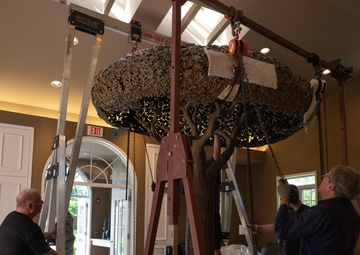 Freedom Oak unveiled in Meditation Pavilion, Dover AFB