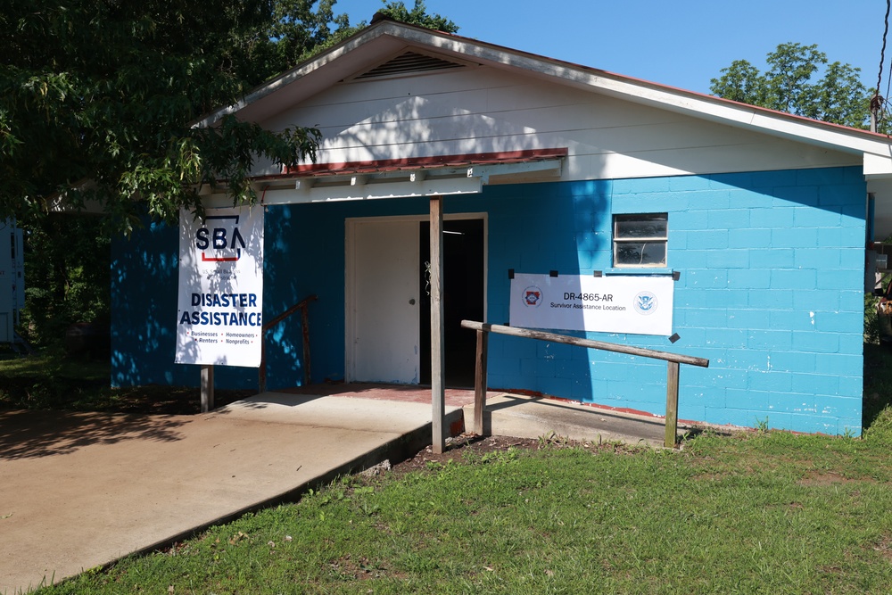 Survivors of the Arkansas severe storms and tornadoes attend FEMA Registration Event