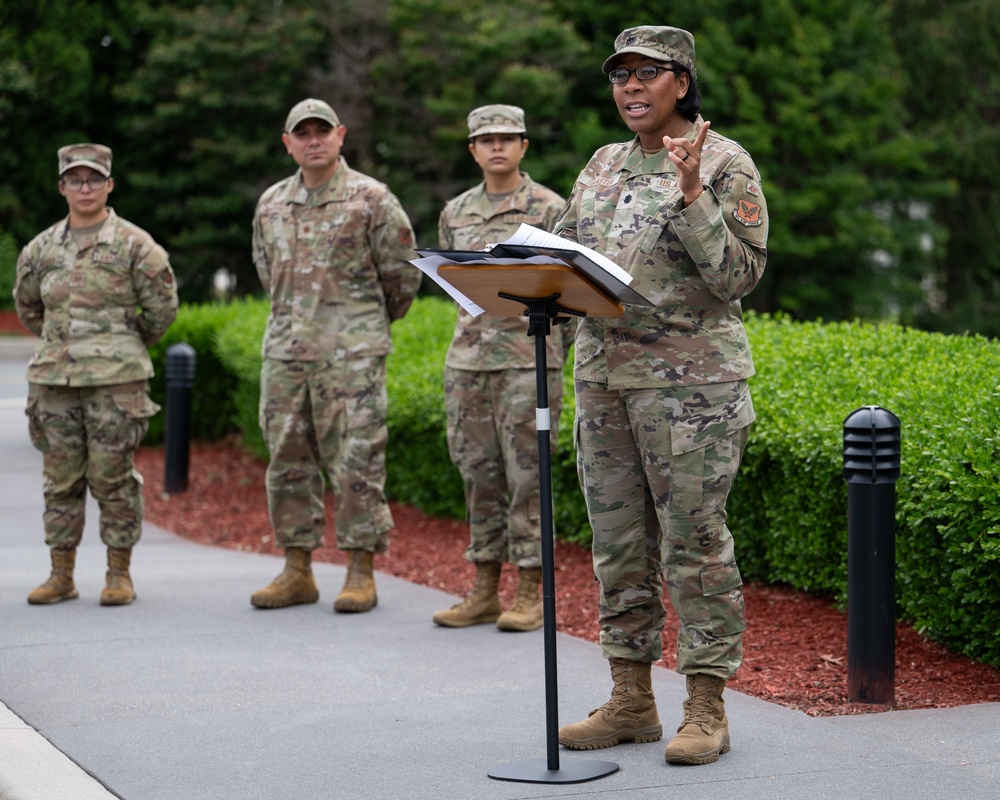Freedom Oak Unveiled at Mediation Pavilion, Dover AFB