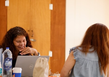 Survivors of the Arkansas severe storms and tornadoes attend FEMA Registration Event