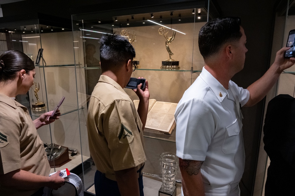 Coast Guard, Navy, and Marine Corps Members Tour MLB Headquarters During Fleet Week New York 2025