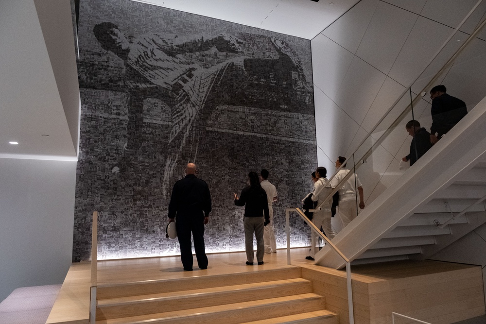 Coast Guard, Navy, and Marine Corps Members Tour MLB Headquarters During Fleet Week New York 2025