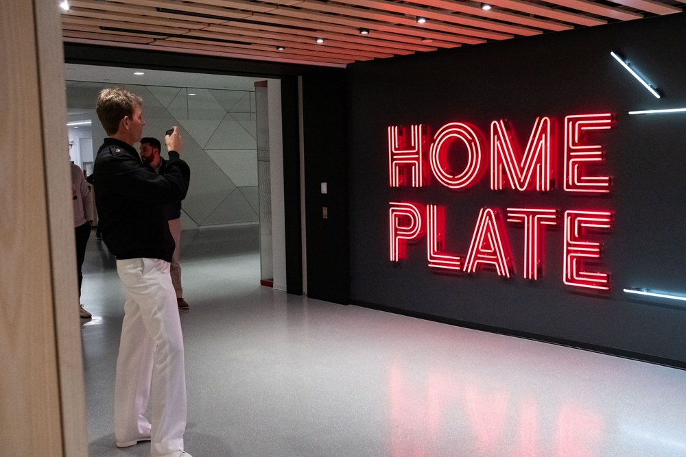 Coast Guard, Navy, and Marine Corps Members Tour MLB Headquarters During Fleet Week New York 2025