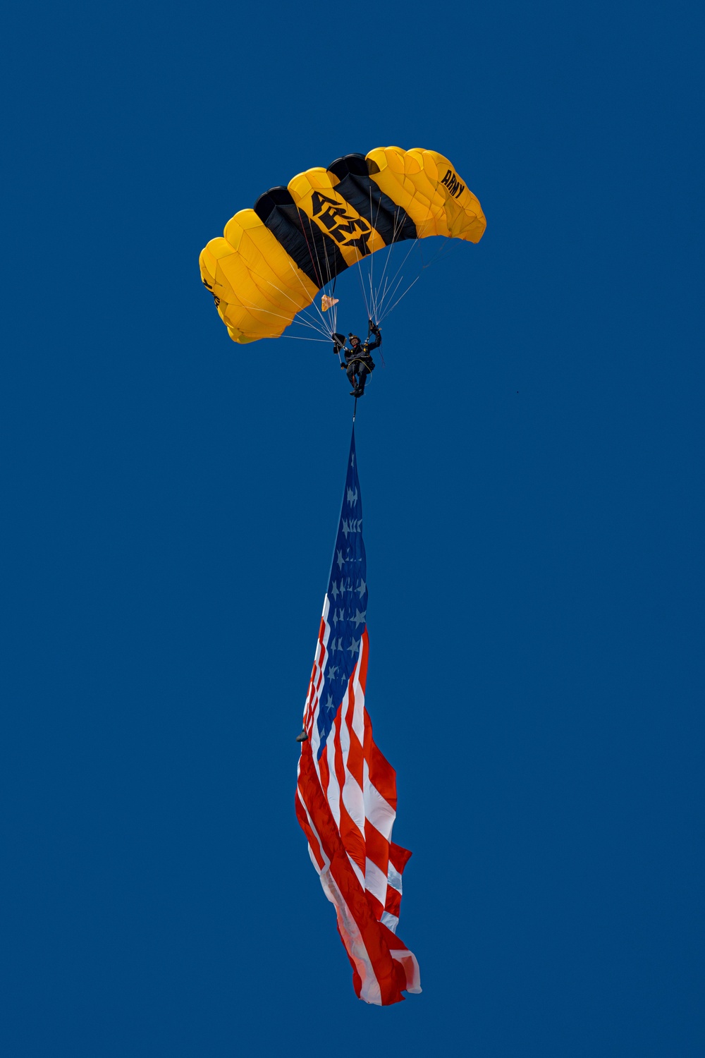 U.S. Army Parachute Team Joins British Army Red Devils for Hyundai Air and Sea Show