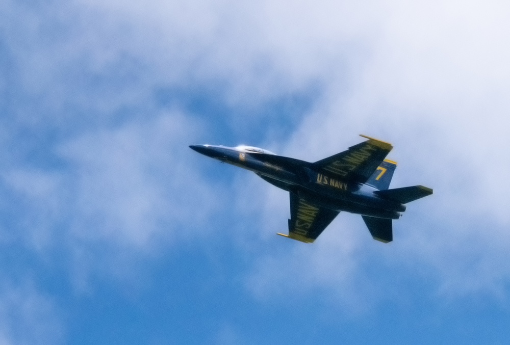 Blue Angels conduct flyover of Fort Indiantown Gap’s Bollen Range