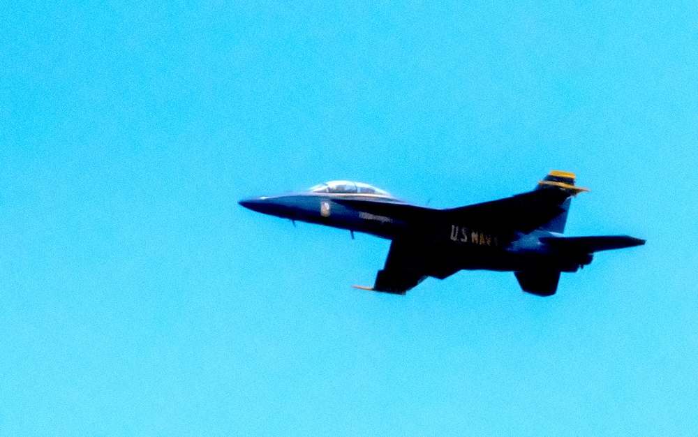 Blue Angels conduct flyover of Fort Indiantown Gap’s Bollen Range