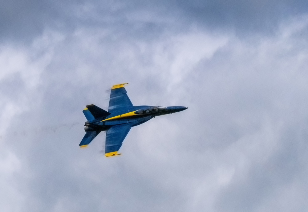 Blue Angels conduct flyover of Fort Indiantown Gap’s Bollen Range