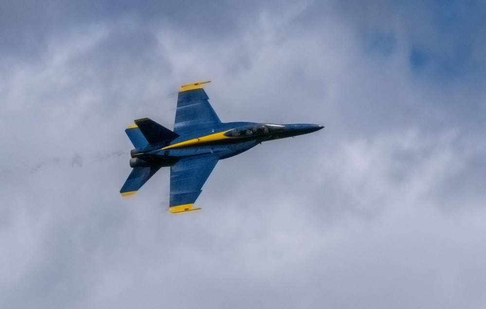 Blue Angels conduct flyover of Fort Indiantown Gap’s Bollen Range