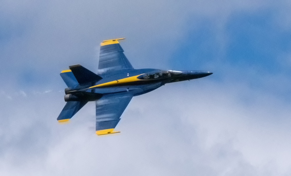Blue Angels conduct flyover of Fort Indiantown Gap’s Bollen Range
