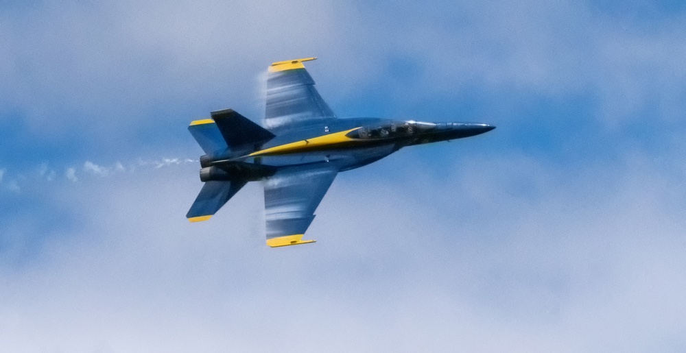 Blue Angels conduct flyover of Fort Indiantown Gap’s Bollen Range