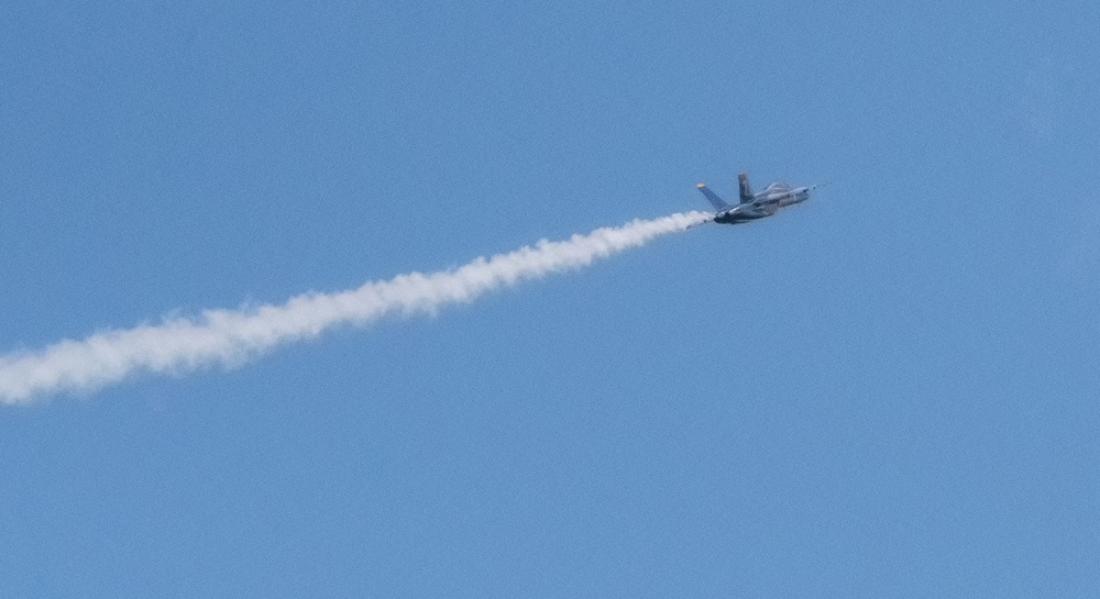 Blue Angels conduct flyover of Fort Indiantown Gap’s Bollen Range