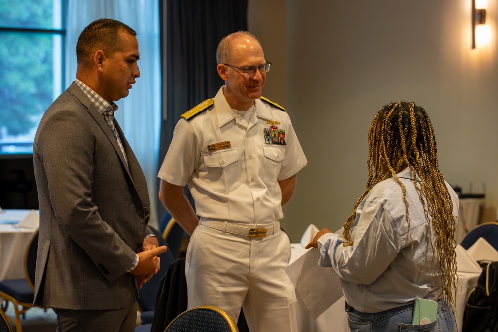 Rear Adm. Meyer Speaks at San Pedro’s Chamber of Commerce Breakfast